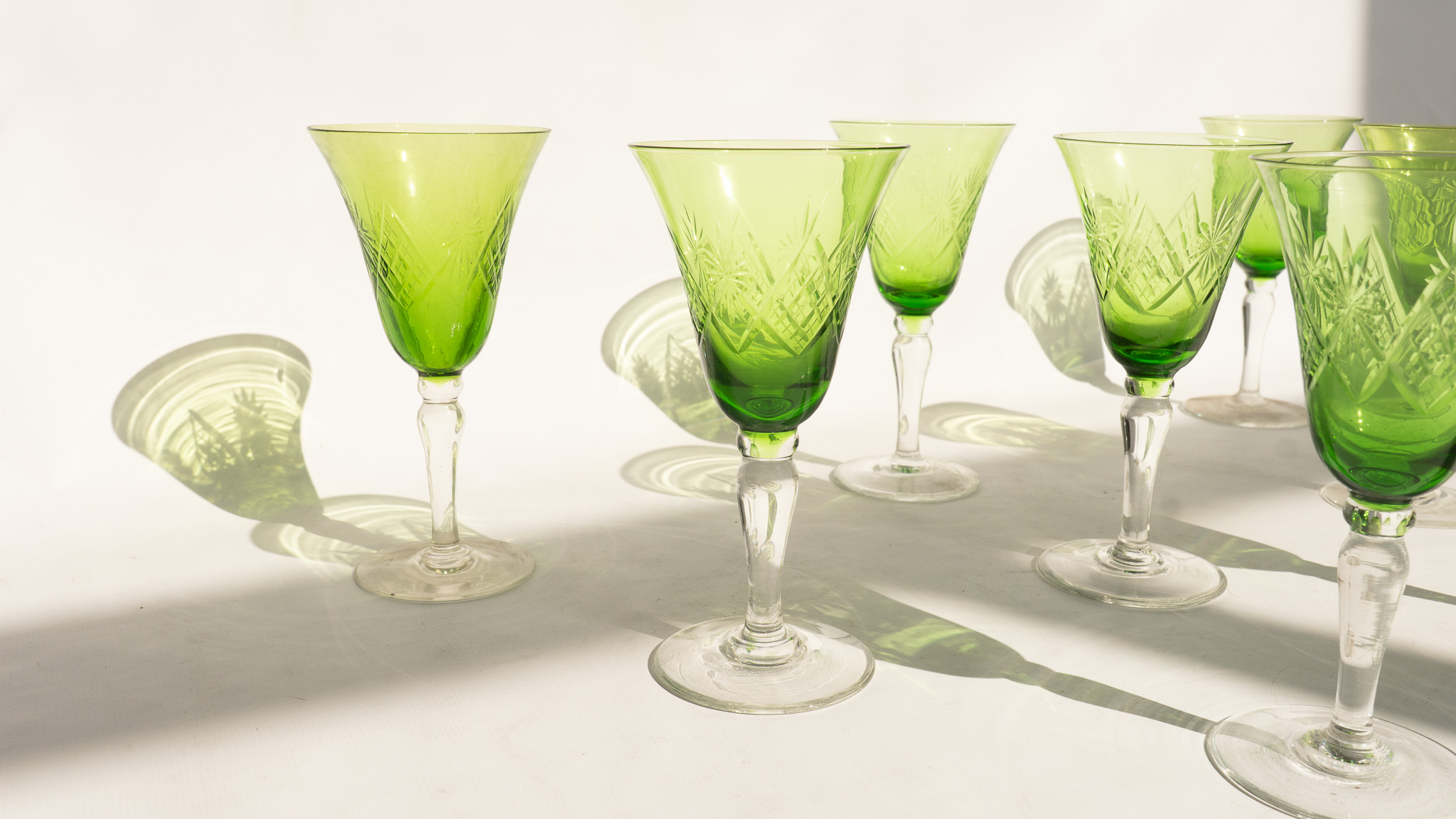 Copas Cristal Verde